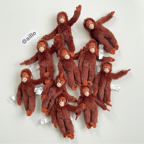 IKEA DJUNGELSKOG Soft toy, monkey - Picture 9 of 10